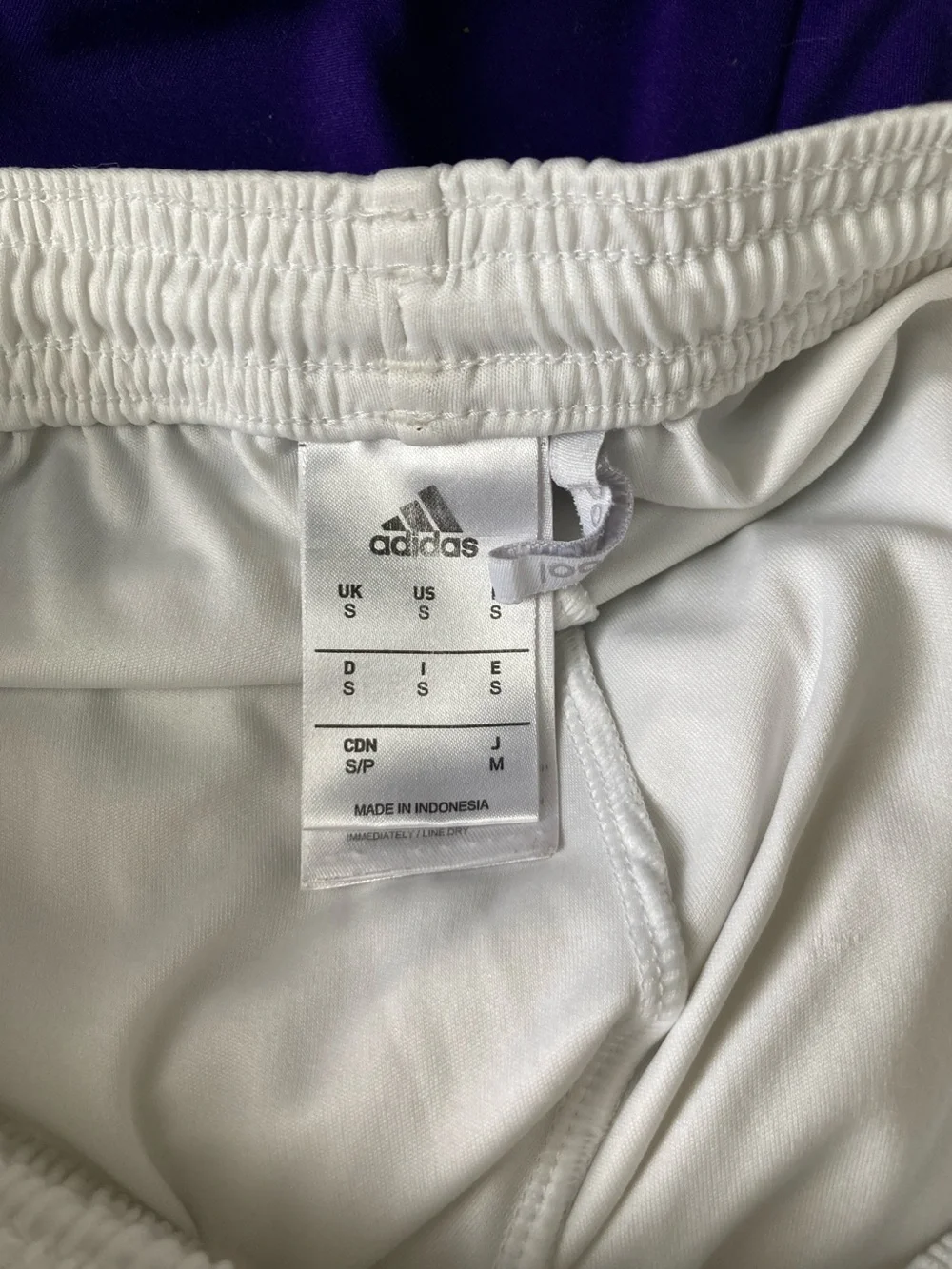 adidas Men’s 3-Pack Athletic Shorts — Black, Purple, White